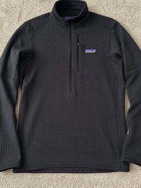 Patagonia Black Lightweight Half-Zip Sweater